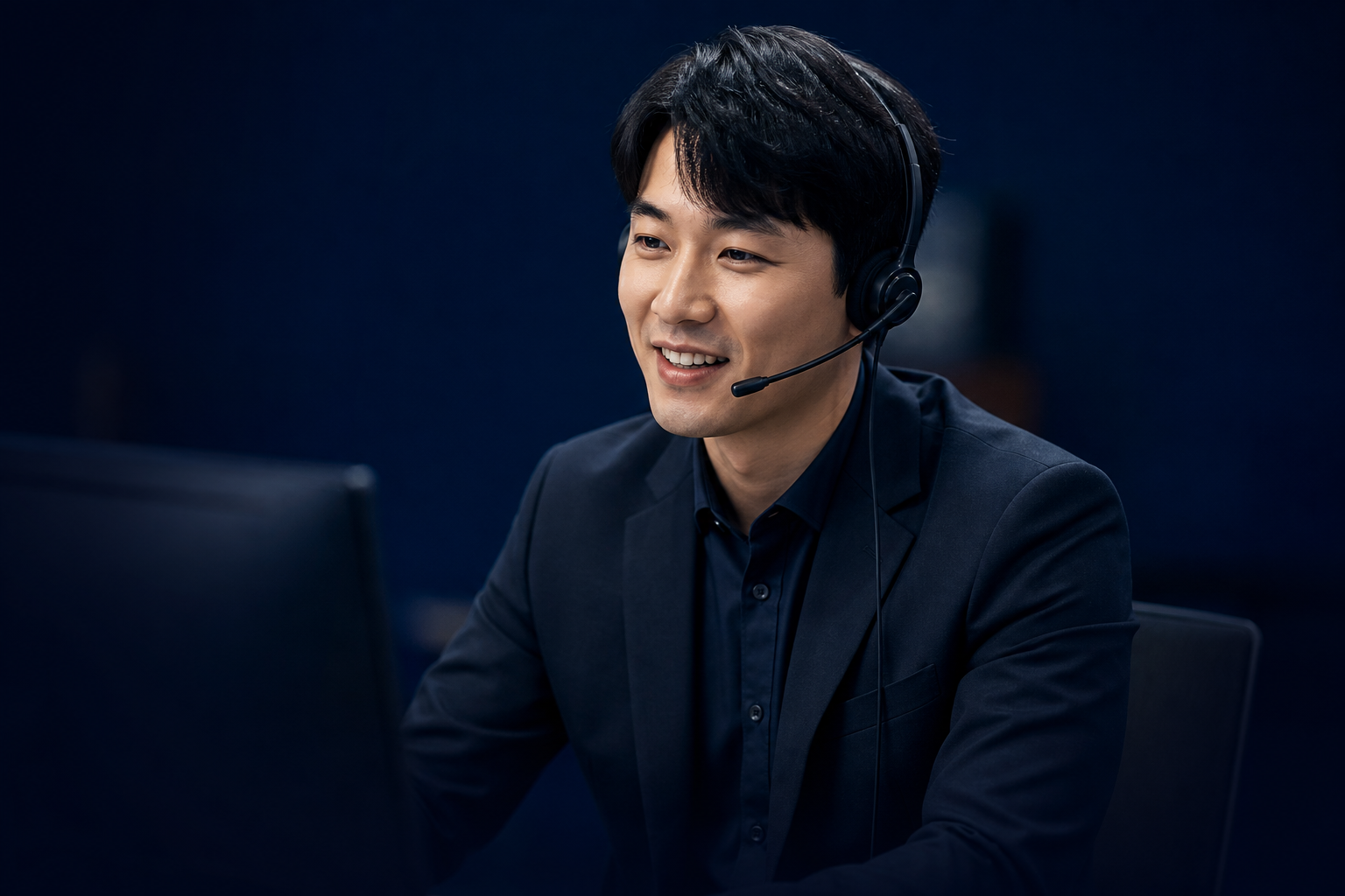 AI 전화상담 — 남성 상담원 응대
